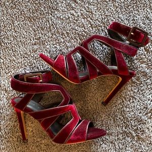 Antonio Melani shoes, size 7, wine